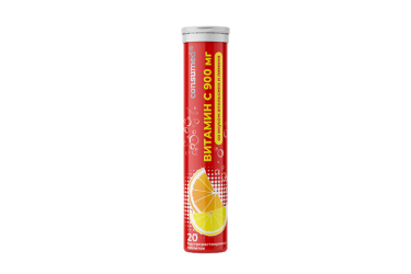 Витамин С 900мг табл шип апельсин/лимон №20 Консумед