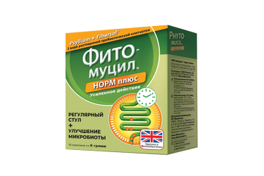 Фитомуцил Норм Плюс пор д/пр внутрь 6г пак №10
