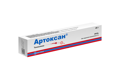 Артоксан 1% гель д/нар прим 45г