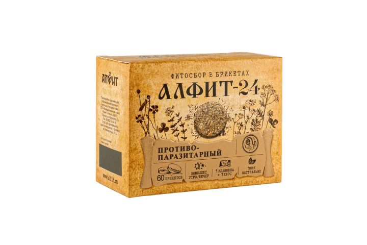 Алфит-24 Противопаразитарный брик №60 БАД