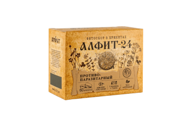 Алфит-24 Противопаразитарный брик №60 БАД