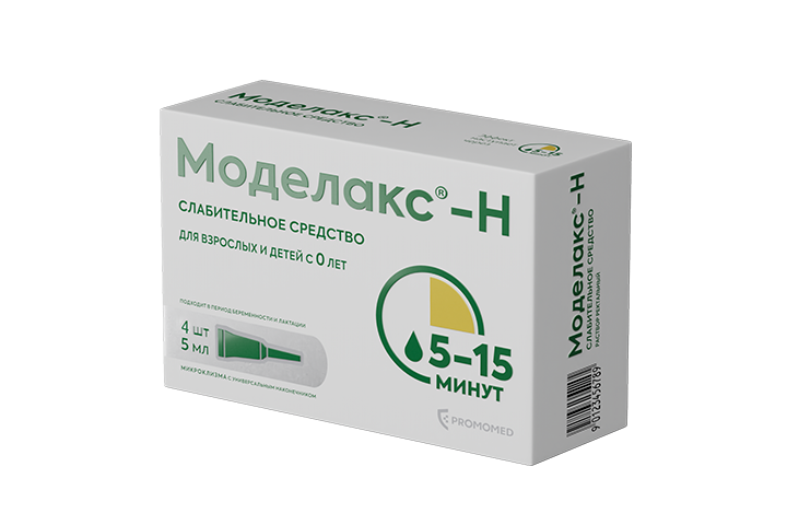 Моделакс-Н р-р рект 5мл туба №4