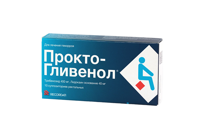 Прокто-гливенол супп рект №10