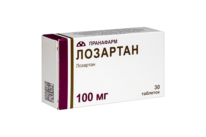 Лозартан 100мг табл п/пл/о №30