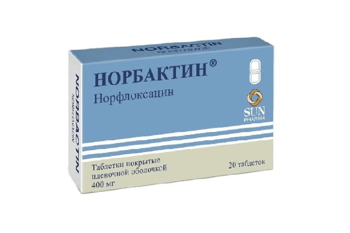 Норбактин 400мг табл п/пл/о №20