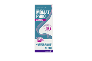 Момат Рино Адванс 140мкг+50мкг/доза спрей наз дозир 75доз фл