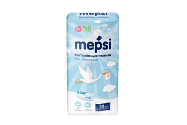 Мепси Пеленки впит с абсорбентом 60х90см 10шт