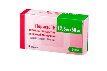 Лориста Н 12,5мг+50мг табл п/пл/о №30