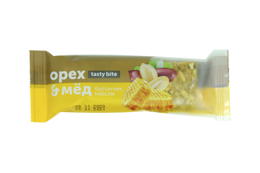 TastyBite Батончик мюсли орех с медом 35г