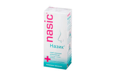 Назик 0,1мг+5мг/доза спрей наз 10мл
