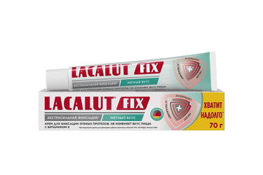 Лакалют FIX Крем д/фикс зубных протезов 70г мятный