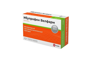 Ибупрофен Велфарм 200мг табл п/пл/о №30