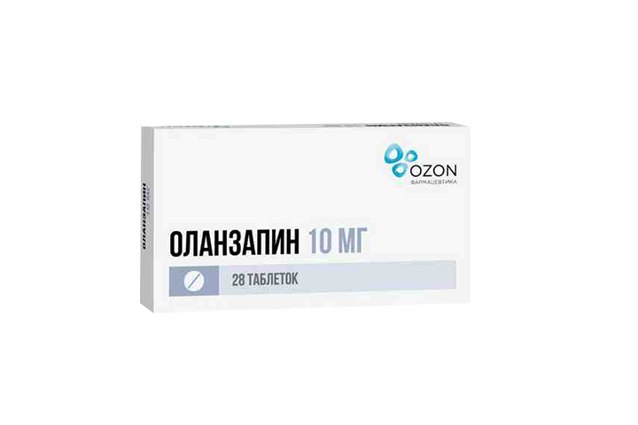 Оланзапин 10мг табл п/пл/о №28