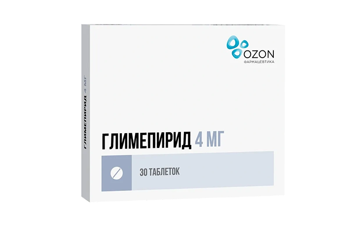 Глимепирид 4мг табл №30