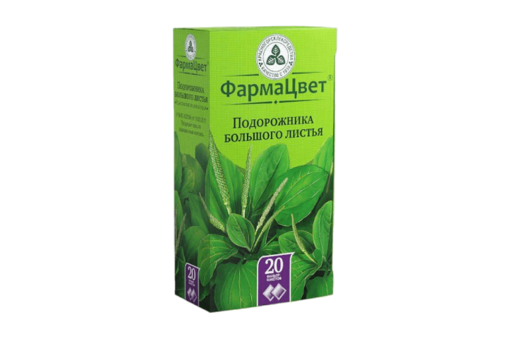Подорожника листья 1,5г ф/п №20
