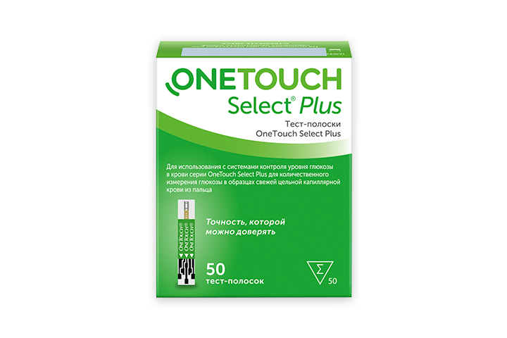 Тест-полоски One Touch Select Plus №50