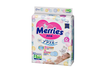 Меррис Подгузники р.S/4-8кг 82шт