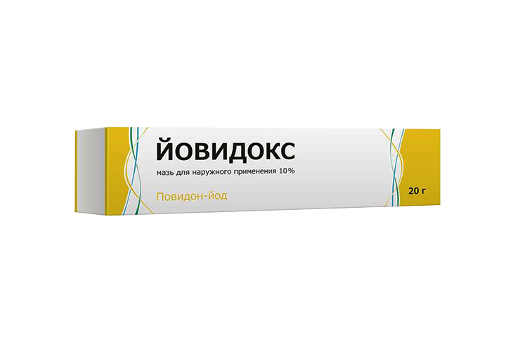 Йовидокс 10% мазь д/нар прим 20г