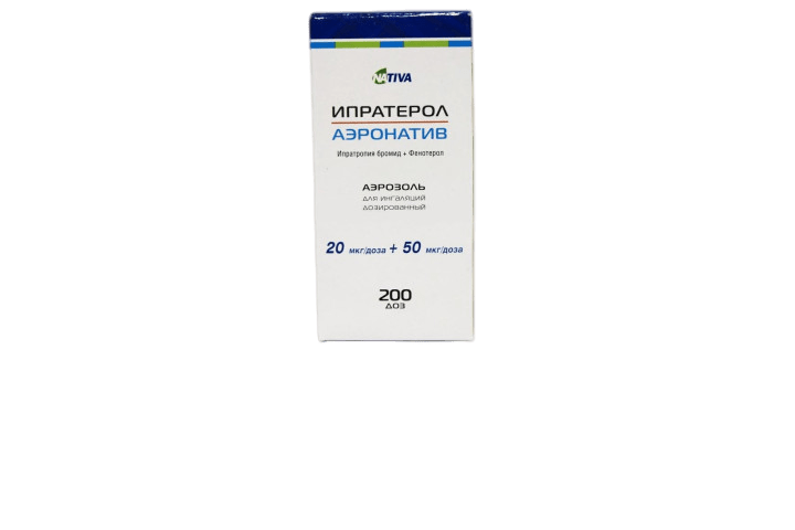 Ипратерол-аэронатив 20мкг + 50мкг/доза 200доз
