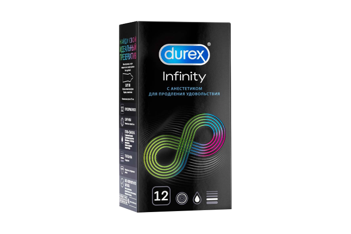 Дюрекс Презервативы Infinity анест глад №12 вар-2