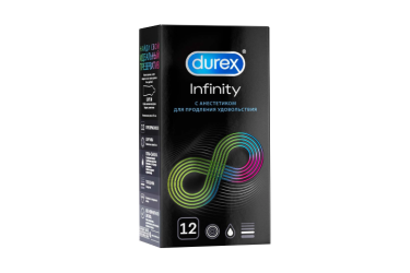 Дюрекс Презервативы Infinity анест глад №12 вар-2