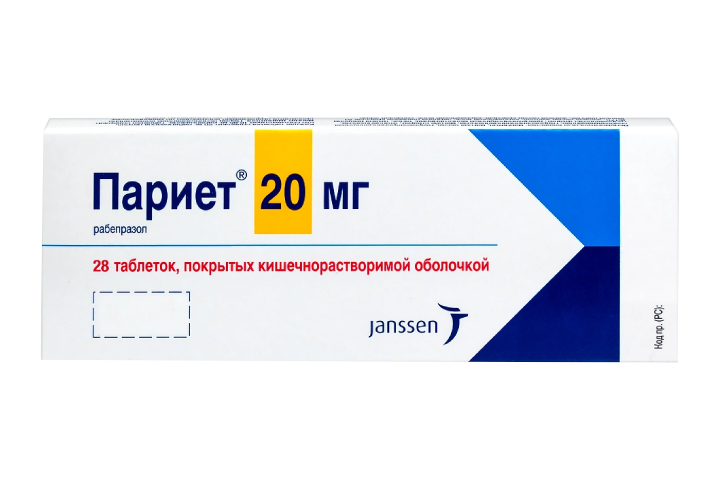 Париет 20мг табл п/о кш/раств №28