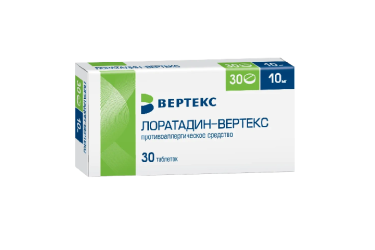 ЛОРАТАДИН-ВЕРТЕКС 0,01 N30 ТАБЛ