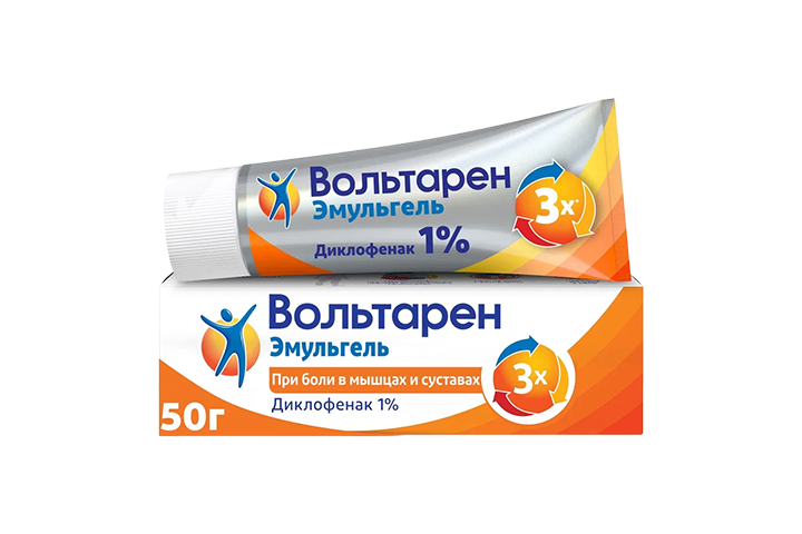 Вольтарен Эмульгель 1% гель д/нар прим 50г