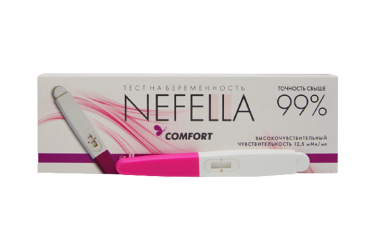 Nefella Тест на берем Comfort высокочувств струйный 1шт