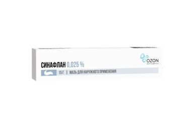 Синафлан 0,025% мазь д/нар прим 15г