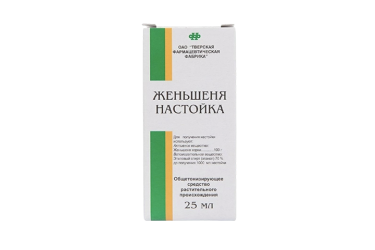 Женьшеня н-ка 25мл инд/уп