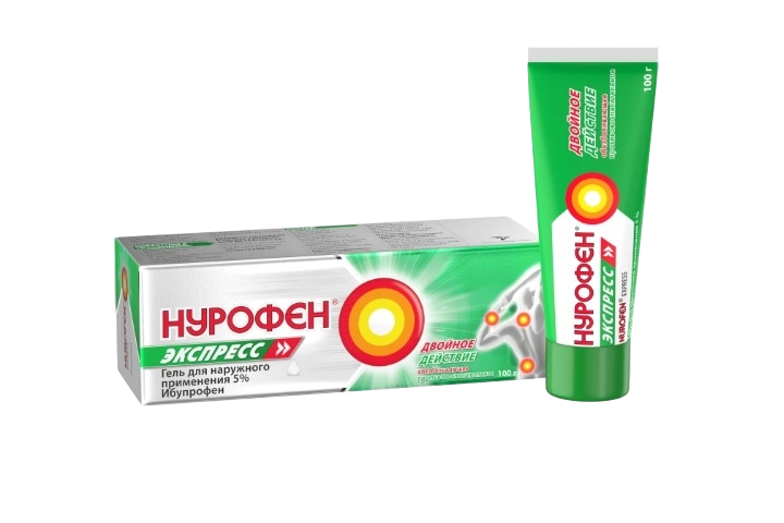 Нурофен Экспресс 5% гель д/нар прим 100г