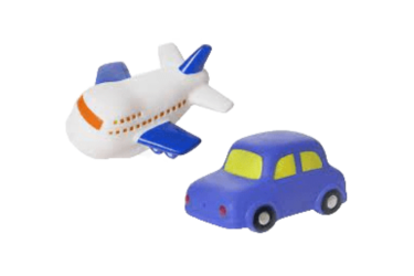 Набор игрушек д/ванны Машинка и самолет 2шт 6+ 25037 Курносики