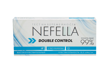 Nefella Тест на берем Double Control высокочувств 2шт
