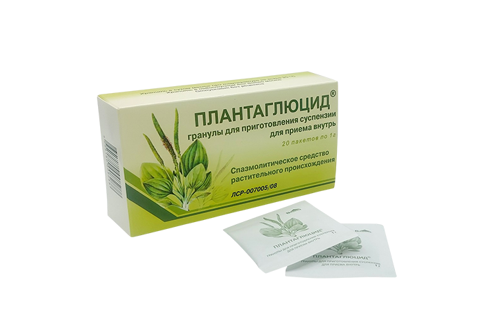 Плантаглюцид гран 1г пак №20