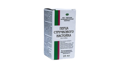 Перца стручкового настойка 25мл инд/уп