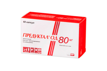 Предуктал ОД 80мг капс №60