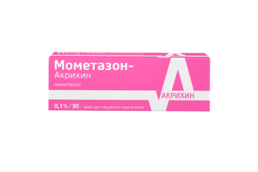 Мометазон-Акрихин 0,1% крем д/нар прим 30г