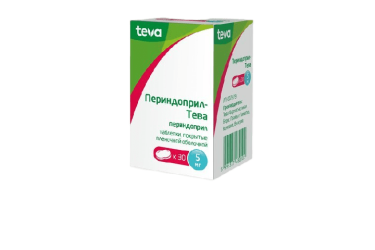Периндоприл-Тева 5мг табл п/пл/о №30