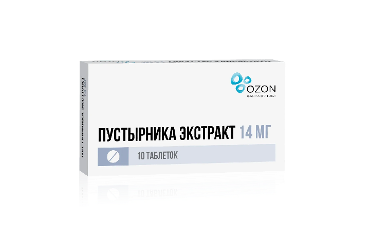 Пустырника экстракт 14мг табл №10