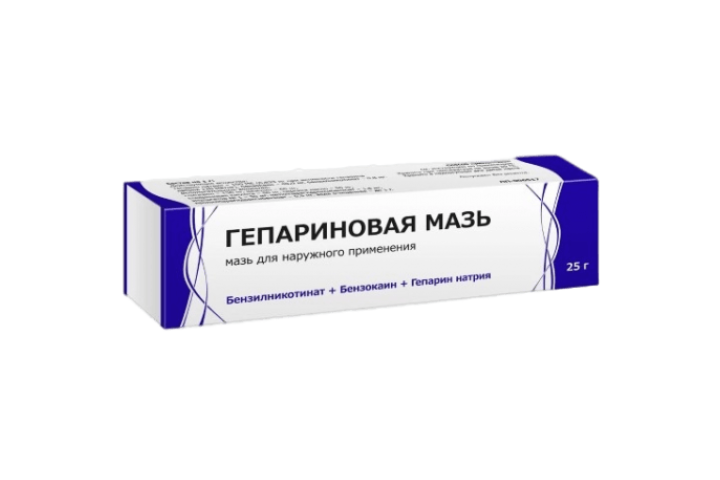 Гепариновая мазь д/нар прим 25г