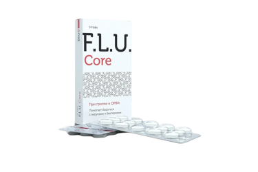 F.L.U.Core при гриппе и ОРВИ 500мг табл №14