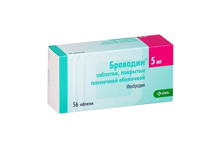 Бравадин 5мг табл п/пл/о №56