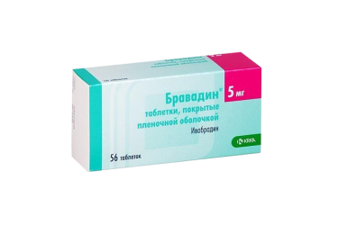 Бравадин 5мг табл п/пл/о №56