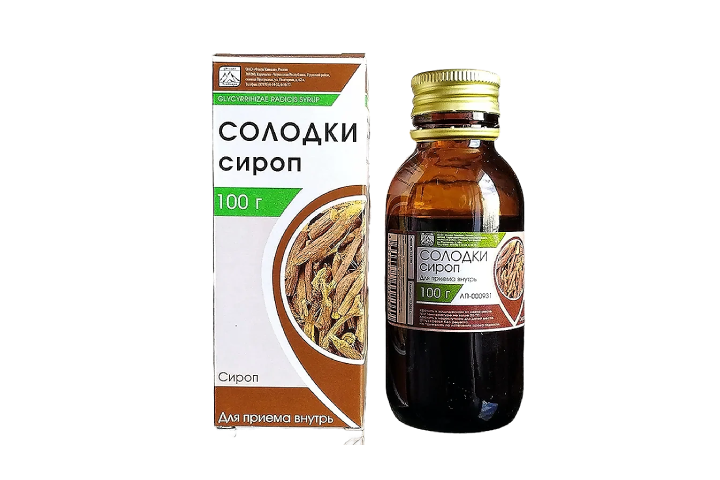 Солодки корня сироп 100г фл/пласт №1 инд/уп
