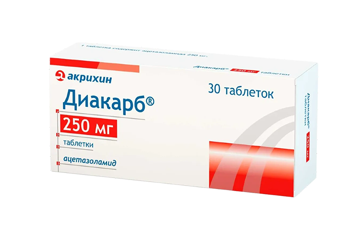 Диакарб 250мг табл №30
