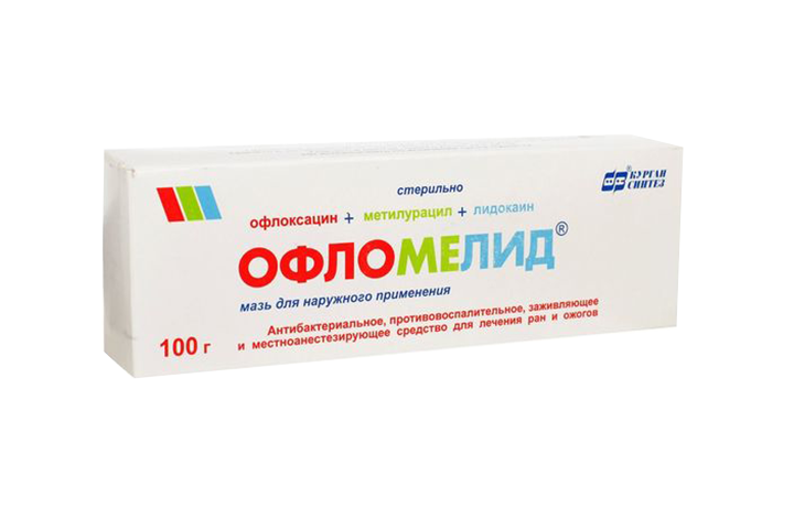 Офломелид мазь д/нар прим 100г
