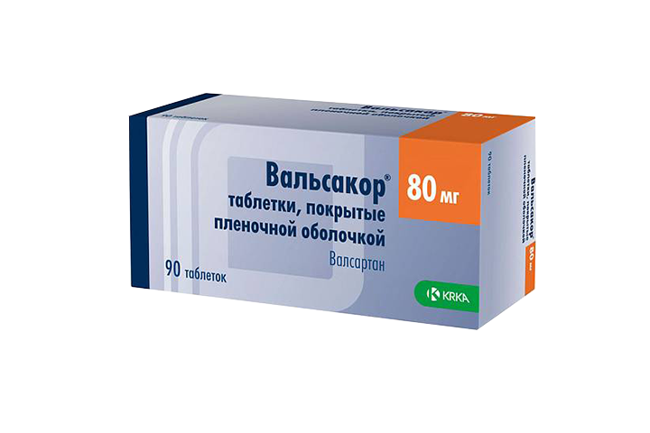 Вальсакор 80мг табл п/пл/о №90
