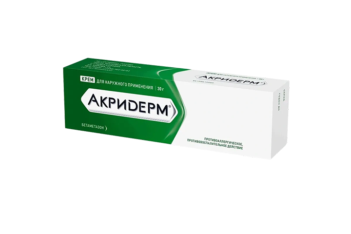 Акридерм 0,05% мазь д/нар прим 30г