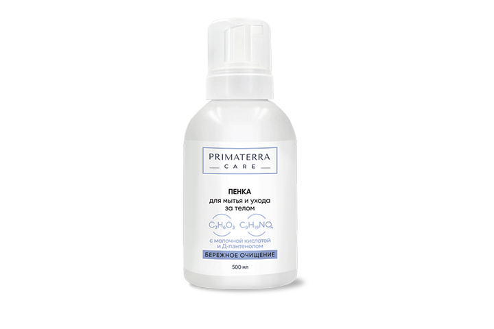 Primaterra Care Пенка д/мытья/ухода за телом 500мл